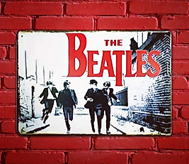 Beatless Retro Metal Plaka