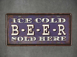 Beer Retro Metal Plaka