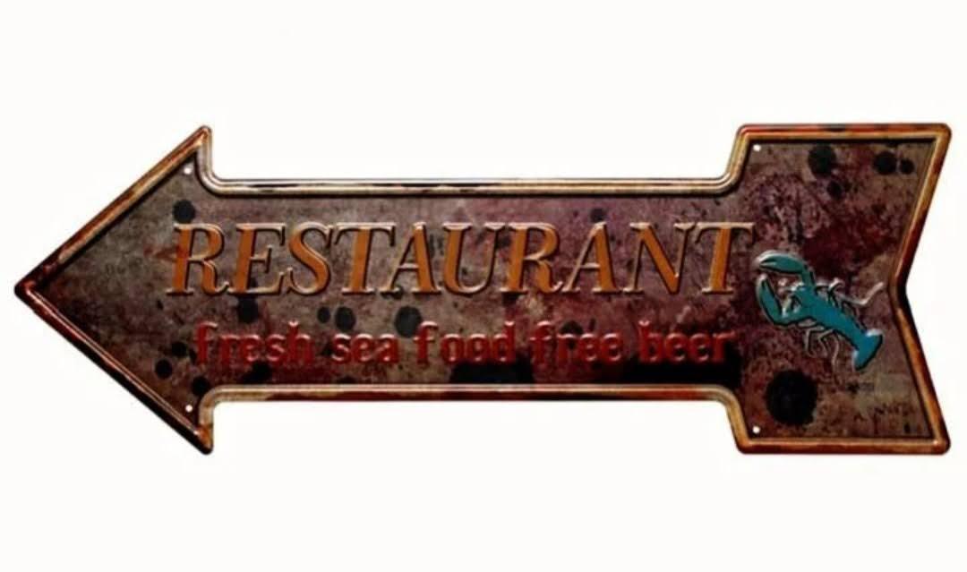 Restaurant Dekoratif Metal Ok
