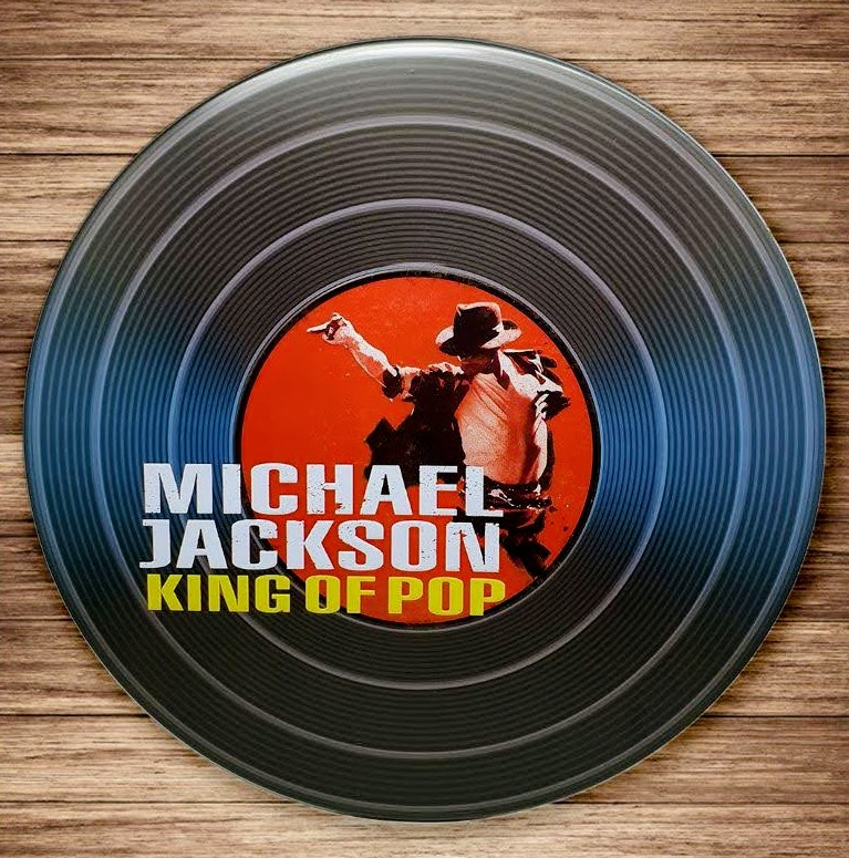 Micheal J. Retro Metal Plaka