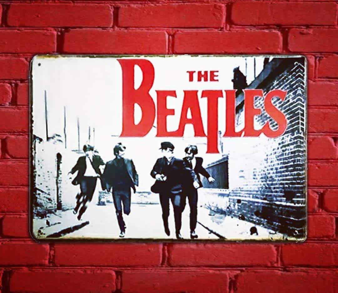 Beatless Retro Metal Plaka