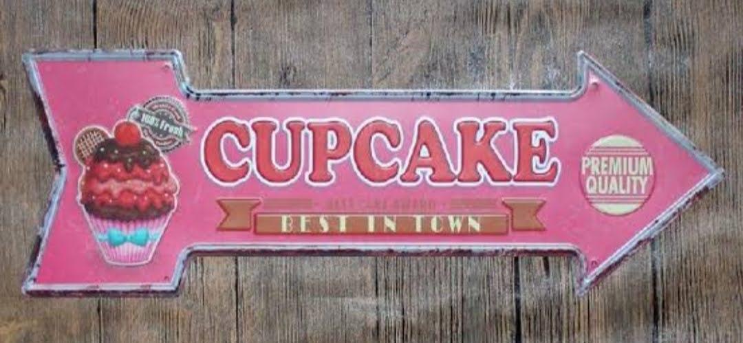 Cupcake Dekoratif Metal Ok